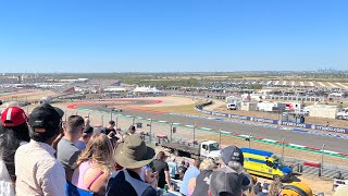 2022 Formula 1 United States GP from Turn 9 Grandstands [upl. by Ynnad]