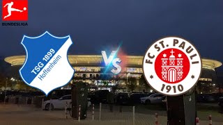 TSG Hoffenheim  FC St Pauli Stadion Vlog 02 [upl. by Elgar]