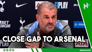 We need to BRIDGE THE GAP to Arsenal  Ange Postecoglou EMBARGO [upl. by Nomae]