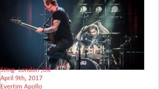 Sting London UK quotEventim Apolloquot 04092017 FULL AUDIO SHOW [upl. by Cottle]