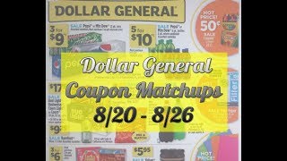 Dollar General Coupon Matchups 820826 195 Purex Crystals and 95 Tide Simply [upl. by Ahsinauq]