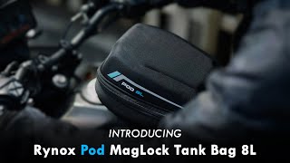 Introducing the Rynox Pod Maglock Tank Bag 8L [upl. by Kareem]