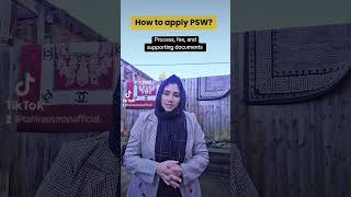 How to apply psw in the UK Complete process guide for dependent psw apply procedure [upl. by Mehcanem]