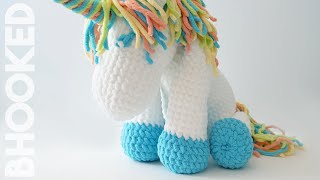 Cuddles the Crochet Unicorn Free Pattern and Tutorial [upl. by Stephanus981]