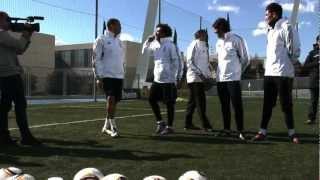 Marcelo nutmegged by bwin player  bwin Customers Train for Real [upl. by Ahseel]