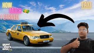 I BECOME TAXI DRIVER IN GTA5 FOR 24 HOURS GTA5 Gameplay  1 [upl. by Kcirdde]