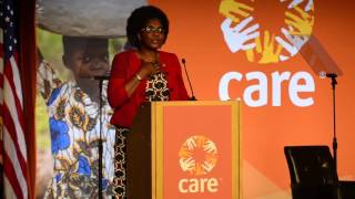 Claudine Awute CARE Country Director of BeninTogo cuts to the chase on child marriage at CNC16 [upl. by Philan]