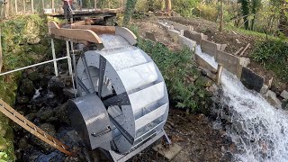 Powering An Old Mill  15 Kw Lake District Overshot Waterwheel Project Part 3 [upl. by Ydda533]