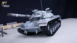 116 RC Panzer Remote Control Infrared Battle Tanks Military Model M60W ERA [upl. by Llerryt]