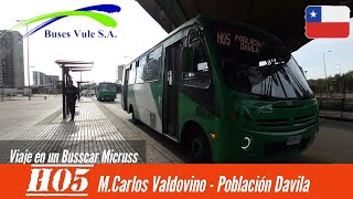 Transporte de SantiagoBusscar MicrussMercedes Benz LO915MCarlos ValdovinoPobl DavilaBJFP34 [upl. by Aznecniv435]