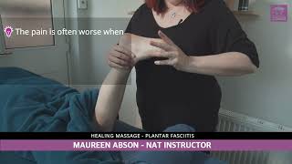 Deep Tissue Massage for Plantar Fasciitis [upl. by Aryn]