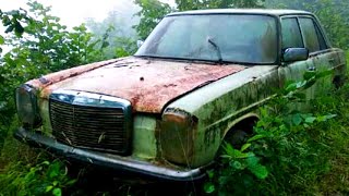 Abandoned car in the forest Classic Mercedes Restoration Journey [upl. by Lydia973]