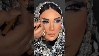 Arabic Makeup dark eyes With light lipstick 😍❤😍search trending searchpage [upl. by Auqenahc]