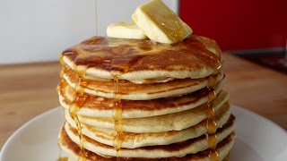 American Pancakes Selber Machen Rezept  Homemade American Pancakes Recipe  ENG SUBS [upl. by Naillik]