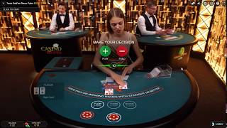 Live Texas Hold em Bonus Poker  How Can I Beat The Dealer [upl. by Haran]