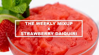 HOW TO MAKE A STRAWBERRY DAIQUIRI IN 3 MINUTES [upl. by Romelda394]