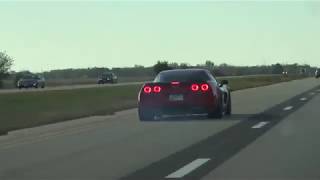 Stock Hellcat vs C6 Z06  ROUND 2 [upl. by Lig]