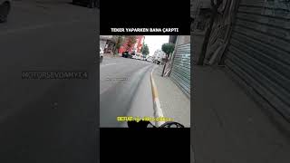 motor kazası motorcycle motoask tekteker dominar250 kurye motokurye paketservis trentyol [upl. by Lsil]