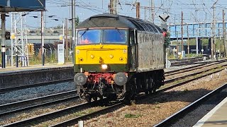 West Coast Railway 47815 At Doncaster From Darlington To Newark North Gate Sidings [upl. by Adriane234]