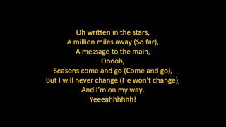 Tinie Tempah  Written In The Stars feat Eric Turner ON SCREEN LYRICS [upl. by Aylmar988]