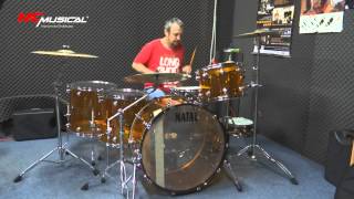 Natal quotJohn Bonhamquot Drumkit demonstration  Razvan quotLapiquot Lupu [upl. by Alphard]