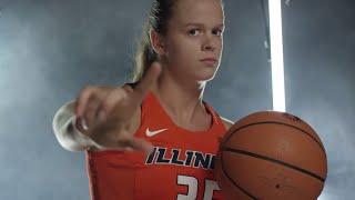 Illini WBB  Alex Wittinger AllTime Blocks Leader [upl. by Goddord1]