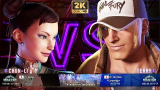 Street Fighter 6 🔥fiachan CHUNLI VS SBIHibiki TERRY 🔥 Ranked Match 🔥 SF6 2K ACTION [upl. by Nerred]