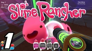 Slime Rancher E01  Getting Started Gameplay  Playthrough  1080p [upl. by Nalliuq869]