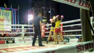 Muay Thai at kings Birthday 2008 WPMF WORLD TITLE Greek Super star Fani Peloumpi [upl. by Anastase922]