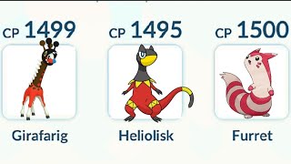 NORMAL TEAM GIRAFARIG HELIOLISK AND FURRET [upl. by Obla94]