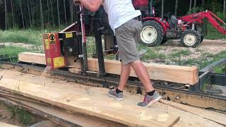 Sawing Flat Siding on the Sawmill Timberking 1220 [upl. by Topliffe]