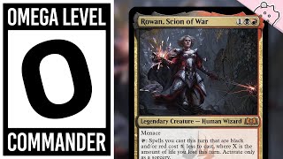 Omega Level Commander  Rowan Scion of War  Incredibly Powerful  Deck Tech  EDH  MTG [upl. by Hodges]