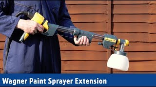 Wagner Paint Sprayer Extension  Screwfix [upl. by Arick872]