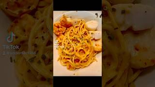 Dinner tonight the Most Decadent luxurious Seafood Pastayoutube ytshorts tiktok [upl. by Ardnasak]