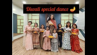 Diwali Dance  Diwali Song  Deepawali Aayi Re  Easy Dance For Kids  Happy Diwali diwali2023 [upl. by Neufer]