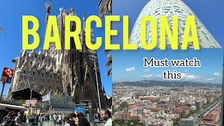 The Reason why Not Choose to go Barcelona  Tour Vlog Barcelona Spain [upl. by Nahamas]