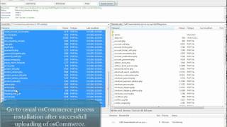 Megastore osCommerce  installation video manual [upl. by Engud]