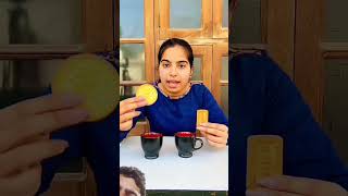 Biscut funny comedy funny fun chai tea priyalkukreja challeng challange funnyvideo couple [upl. by Hazem]