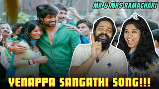 Mr amp Mrs Ramachari Yenappa Sangathi Video Song REACTION  Malayalam  Rocking Star Yash  Radhika [upl. by Leodora]