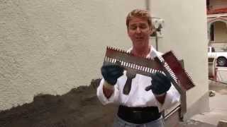 Stucco scarifiers or scratchers [upl. by Enelie]