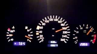 Mercedes CLK 230 kompressor 230HP acceleration 70200 kmh on 5th gear [upl. by Soloman780]