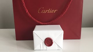 Cartier Love Ring Unboxing [upl. by Nicolais466]