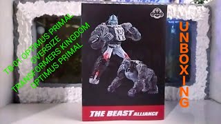 TB01 OPTIMUS PRIMAL OVERSIZED TRANSFORMERS KINGDOM OPTIMUS PRIMAL [upl. by Neema]