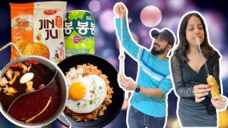 Eating Only KOREAN Food For 25 Hours Challenge 😱😱  sosaute [upl. by Nikoletta]