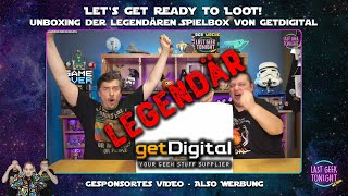 GetDigital  Die Legendäre Spiele Lootbox  Unboxing der BrettspielBox  Lets get ready to LOOT [upl. by Htebezile186]