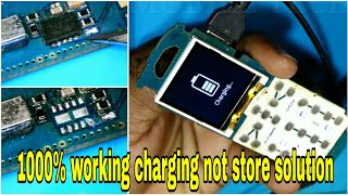 Samsung 1200 charging not store  Samsung e1200y not save  Samsung 1200 fake charging solution [upl. by Eelram510]