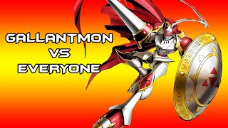 GALLANTMON VS EVERY EVOLUTION DIGIMON  Digimon Rumble Arena PS1  Gallantmon Gameplay Hard Mode [upl. by Neuberger]