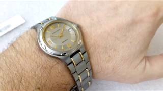 SSAPPHIRE CRYSTAL TITANIUM ROMANSON UM3140MCGR SWISS QUARTZ [upl. by Anna-Maria]