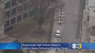 Roxborough High School Placed In Lockin Status Following Shooting Threat [upl. by Ahsiekahs389]