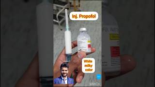 injection propofol anesthesia sedatives shorts intubation medical icu nursing [upl. by Jarlen]